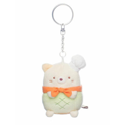 San-X Sumikko Gurashi Original Neko Melon Bread Baker Keychain 4 in