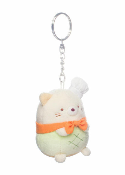 San-X Sumikko Gurashi Original Neko Melon Bread Baker Keychain 4 in