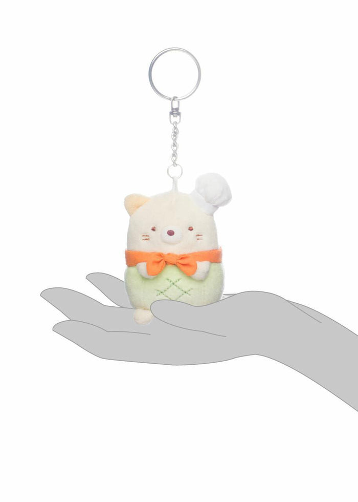 San-X Sumikko Gurashi Original Neko Melon Bread Baker Keychain 4 in