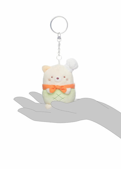 San-X Sumikko Gurashi Original Neko Melon Bread Baker Keychain 4 in