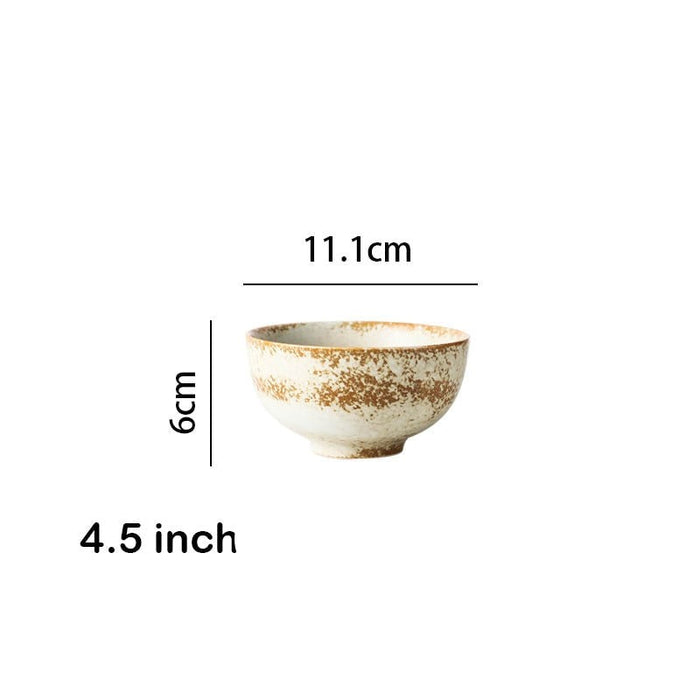 Sand White Ceramic Bowls