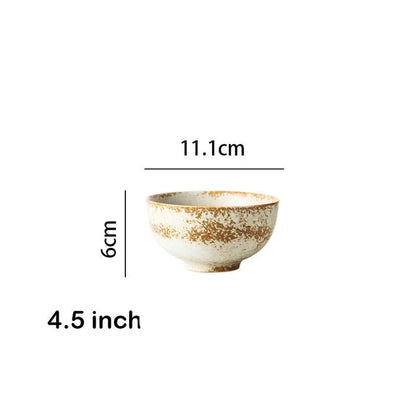 Sand White Ceramic Bowls