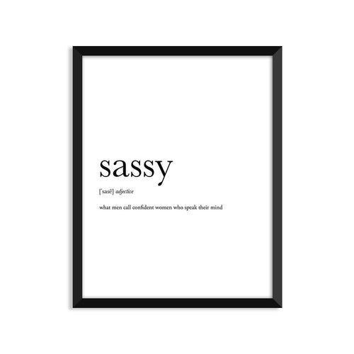 Sassy Definition Everyday Card
