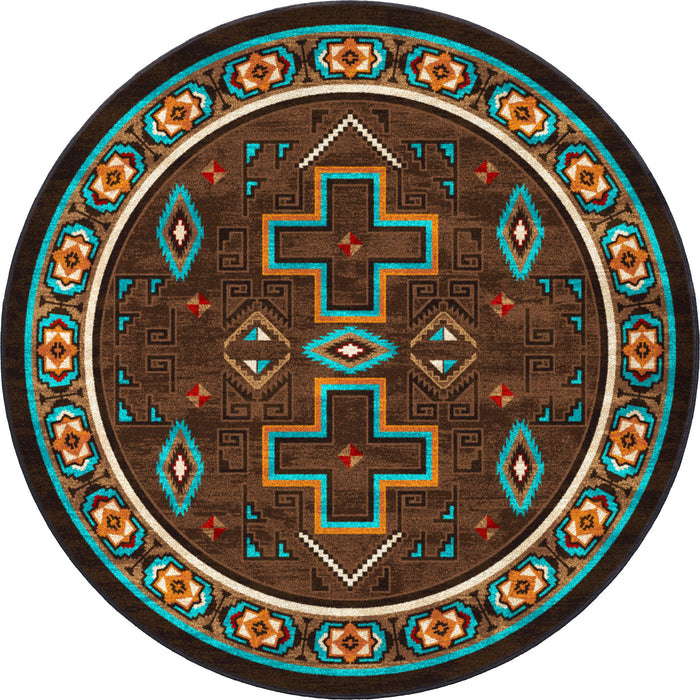 Image of an area rug, Saw Tooth OKA - Mojave Sunset