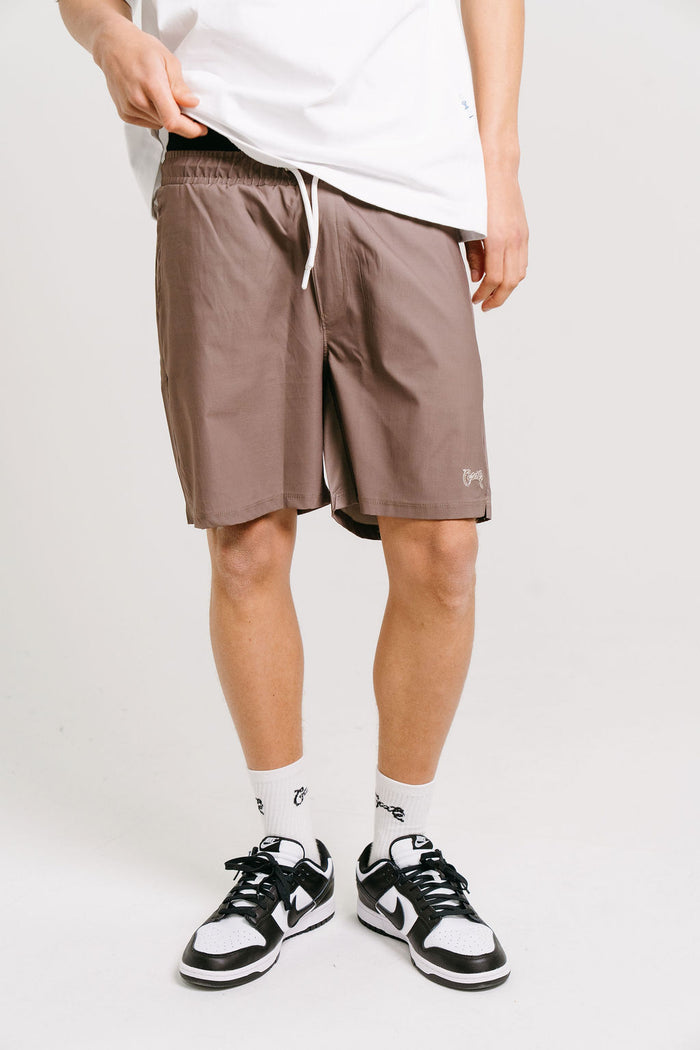 Scripted Stamp Swim Shorts