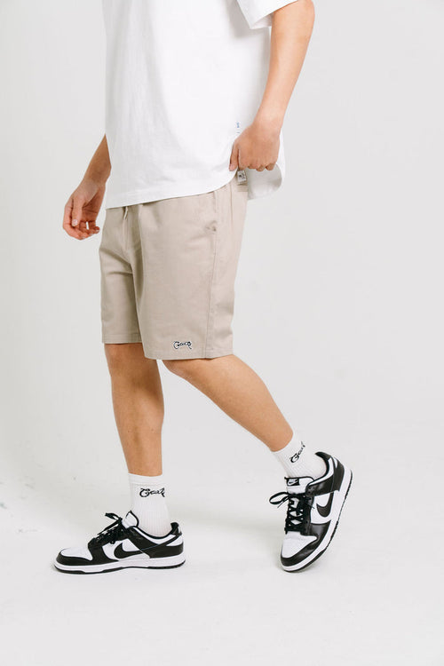 Scripted Stamp Walk Shorts