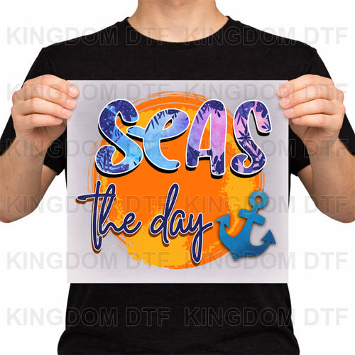 Seas The Day DTF Transfers - Ready To Press