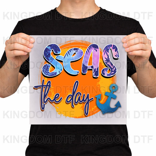 Seas The Day DTF Transfers - Ready To Press
