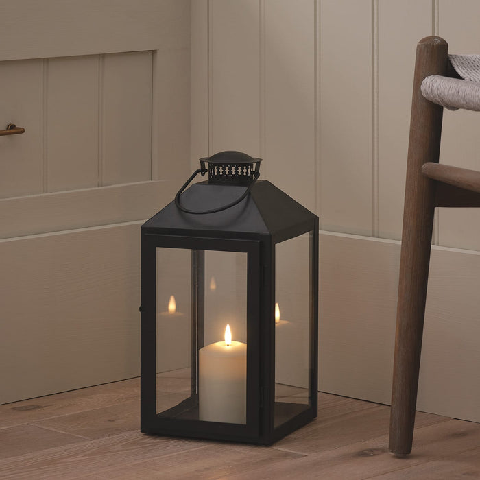 Seaton Large Lantern with TruGlow® Candle With Remote Control
