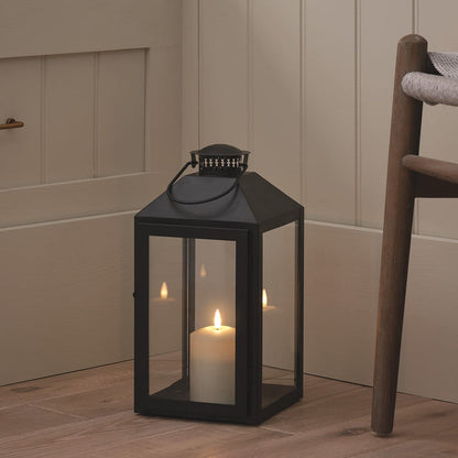 Seaton Large Lantern with TruGlow® Candle With Remote Control