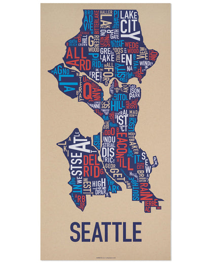 13" x 26" / Multi-color Print