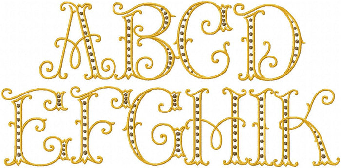 SETH II MONOGRAM FONT - comes in 2 sizes