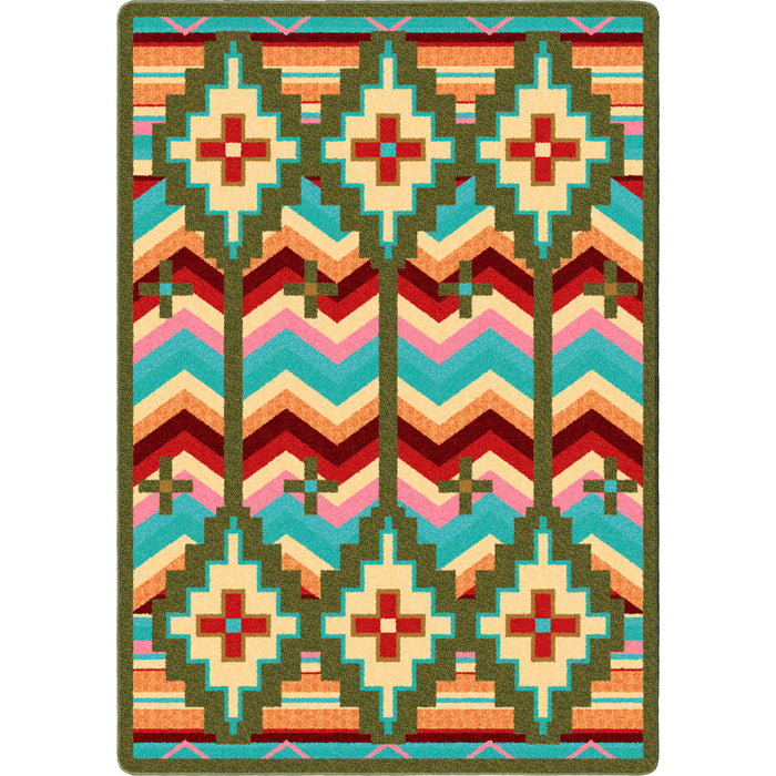 Image of an area rug, Shake Your Shawl - Bright