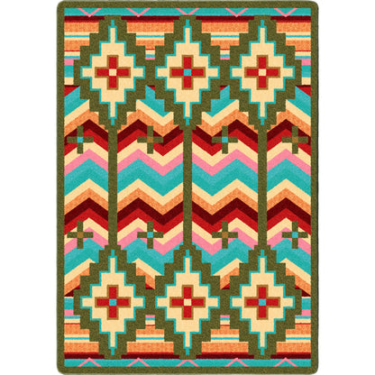 Image of an area rug, Shake Your Shawl - Bright