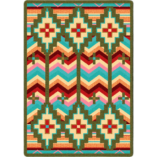 Image of an area rug, Shake Your Shawl - Bright