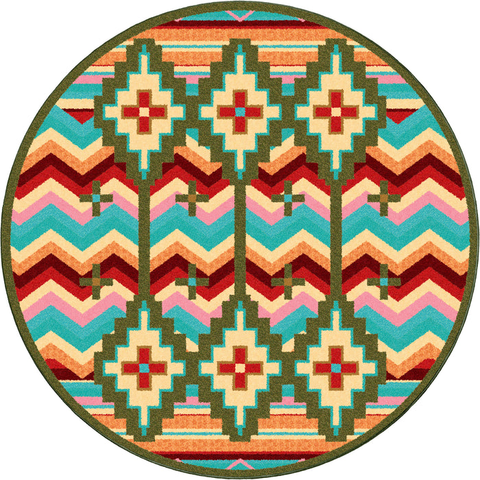 Image of an area rug, Shake Your Shawl - Bright