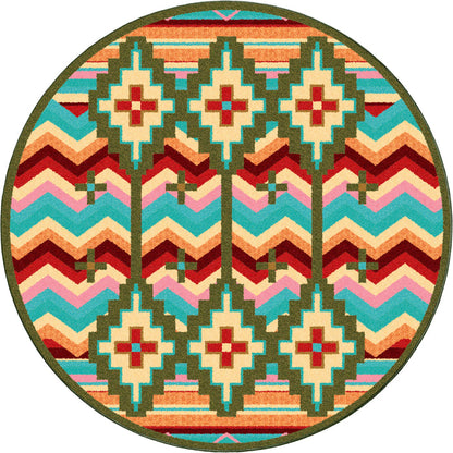 Image of an area rug, Shake Your Shawl - Bright