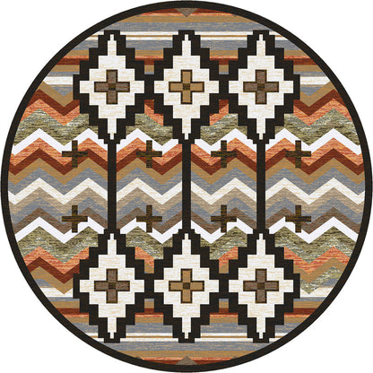 Image of an area rug, Shake Your Shawl - Harvest