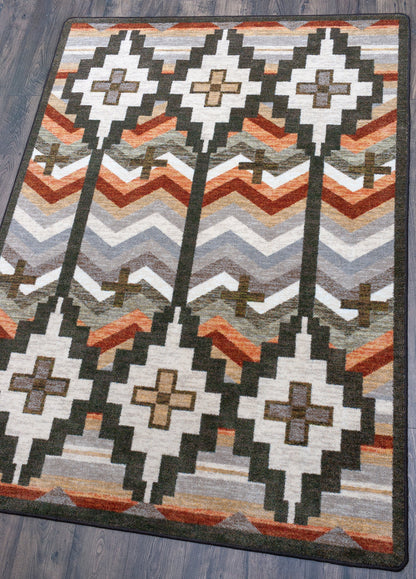 Image of an area rug, Shake Your Shawl - Harvest