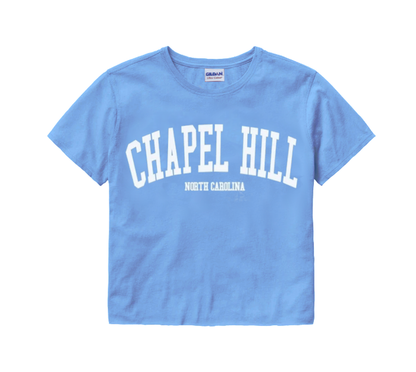 SHB Carolina Blue Chapel Hill NC Crop Top
