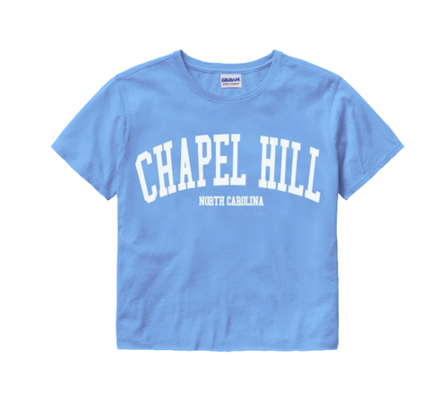SHB Carolina Blue Chapel Hill NC Crop Top