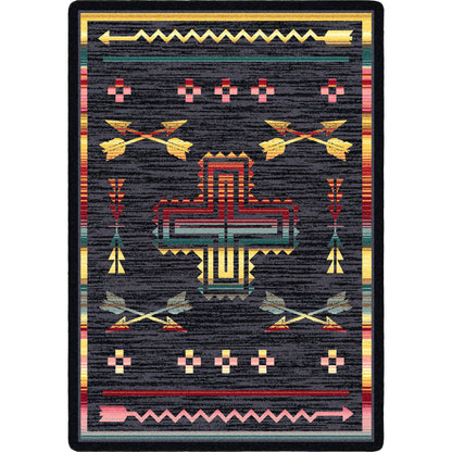Image of an area rug, Shoot Me Straight - Gray