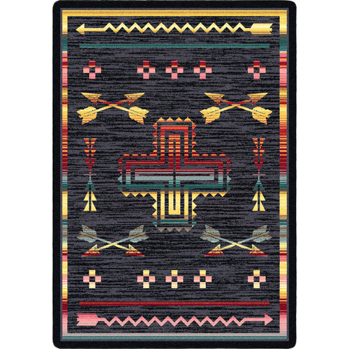 Image of an area rug, Shoot Me Straight - Gray