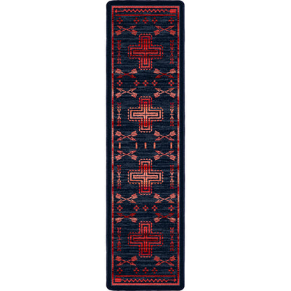 Image of an area rug, Shoot Me Straight - Power Red