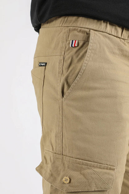 Short Canvas Cargo Carpenter Beige Gangster - Gangster