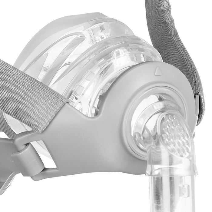 Detail of Siesta Nasal Cushion Installed on CPAP Mask