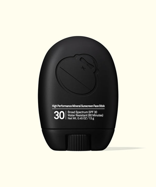 Sun Bum Signature SPF 30 Mineral Face Stick with broad spectrum SPF 30 and water resistant formula in black case