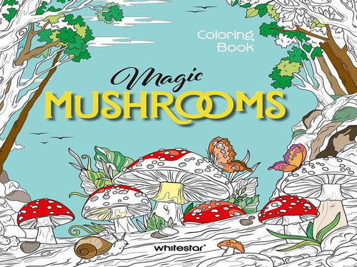 Simon & Schuster - Magic Mushrooms Coloring Book by