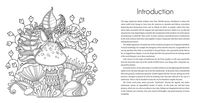 Simon & Schuster - Magic Mushrooms Coloring Book by