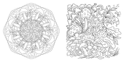 Simon & Schuster - Magic Mushrooms Coloring Book by