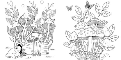 Simon & Schuster - Magic Mushrooms Coloring Book by