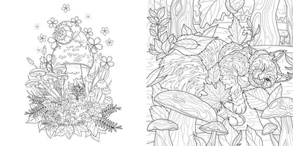 Simon & Schuster - Magic Mushrooms Coloring Book by