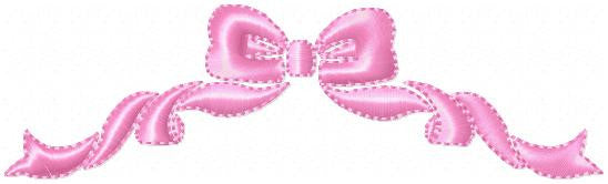 Single and Double Bow Borders - Comes in 4,5,6,7,8 Inch sizes each