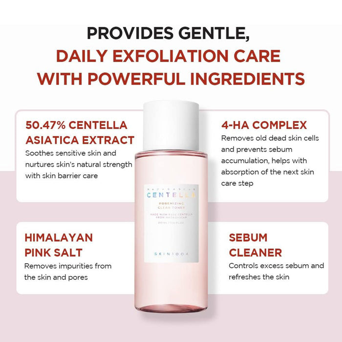 Skin1004 Madagascar Centella Poremizing Clear Toner 7.1oz/ 210ml
