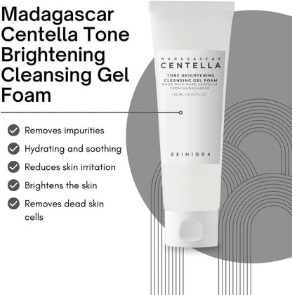 SKIN1004 Madagascar Centella Tone Brightening Cleansing Gel Foam 125 mL