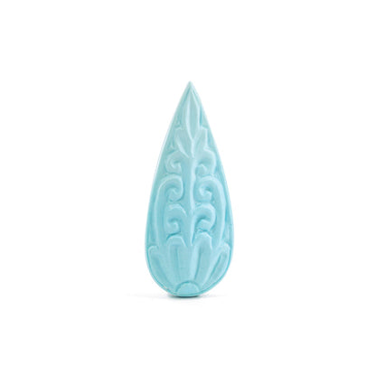 Sleeping Beauty Turquoise 13.29 Carat Carved Gemstone Cabochon