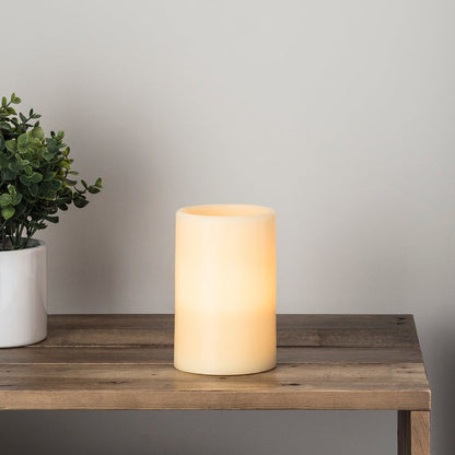 Small Chapel Battery Led Pillar Candle