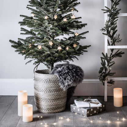 Small Chapel Battery LED Pillar Candle