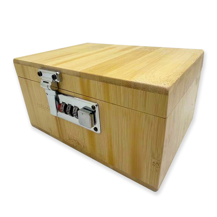 SMOKEZILLA LOCKING WOOD TREASURE BOX