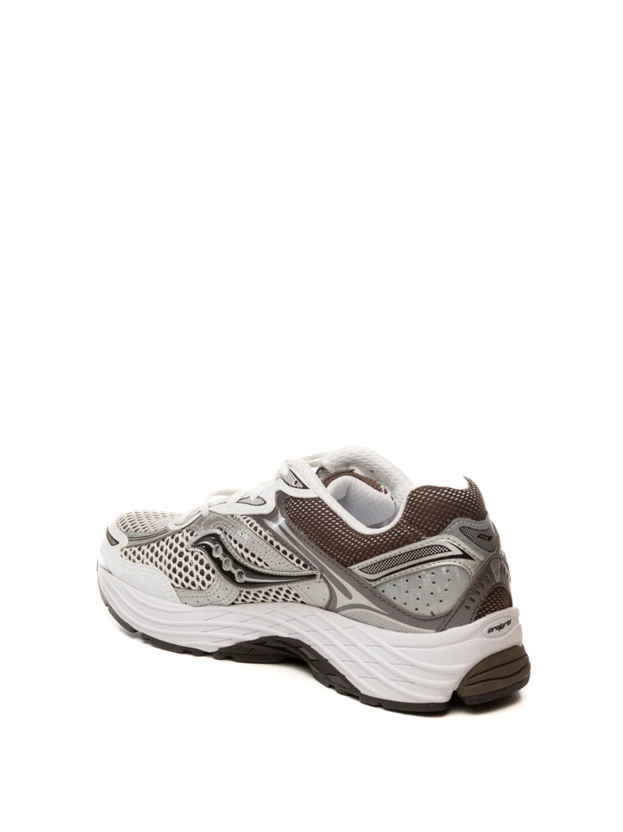 SAUCONY Sneaker pro grid bianco/marrone 70739-57 PROGRIG-WHI-BROWN