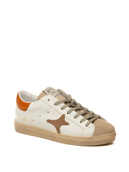 AMA BRAND DELUXE Sneaker snk bianco/beige SNK 4512-BIA/BEIGE