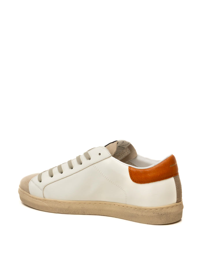 AMA BRAND DELUXE Sneaker snk bianco/beige SNK 4512-BIA/BEIGE