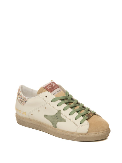 AMA BRAND DELUXE Sneaker snk bianco/verde SNK D 4507-BIA/VERDE