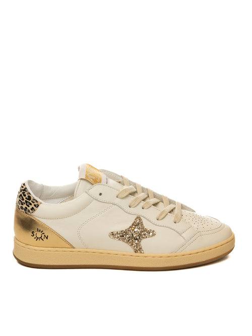 AMA BRAND DELUXE Sneaker sun bianco/oro SUN D 4563-BIA/ORO
