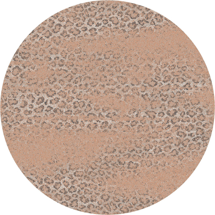 Image of an area rug, Snow Leopard - Distressed Blush