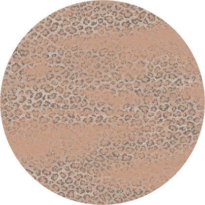 Image of an area rug, Snow Leopard - Distressed Blush